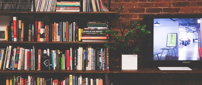 shelf in room