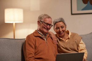 retired couple