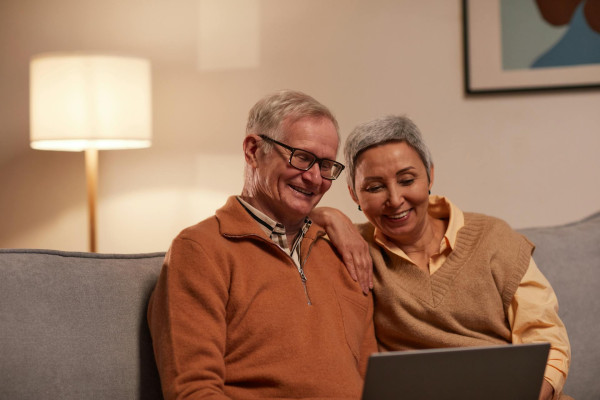 retired couple