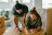 couple with a storage checklist